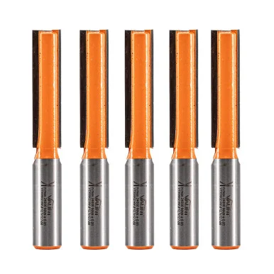 Vaunt 12.7mm x 50mm Straight Router Cutter 1/2" Shank - Pack of 5