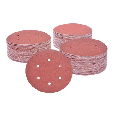 Vaunt 150mm "3x Grits" Sanding Discs Bulk Pack - 60G, 80G, 120G - 150 Piece Set