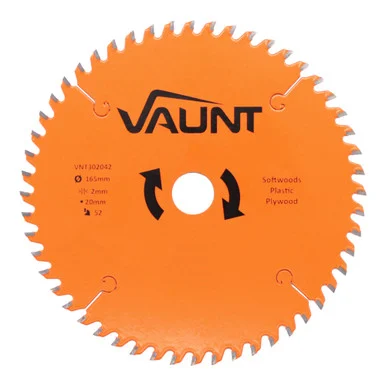 Vaunt 165mm x 20mm 52T TCT Circular Saw Blade