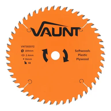 Vaunt 184mm x 16mm 48T TCT Circular Saw Blade