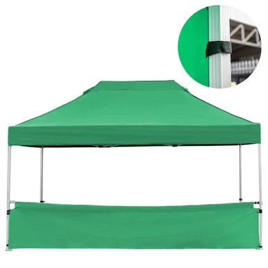 Vaunt X 4.5m x 1m Plain Gazebo Half Side Panel - Green
