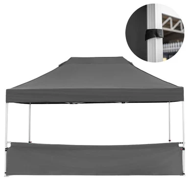 Vaunt X 4.5m x 1m Plain Gazebo Half Side Panel - Grey