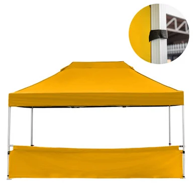Vaunt X 4.5m x 1m Plain Gazebo Half Side Panel - Yellow
