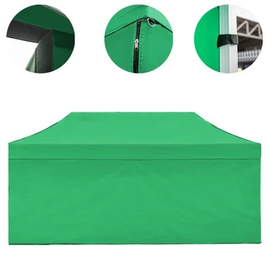 Vaunt X 6m x 1.9m Plain Gazebo Side Panel - Green