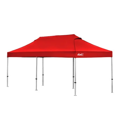 Vaunt X 6m x 3m Heavy Duty Aluminium Pop-Up Gazebo - Red