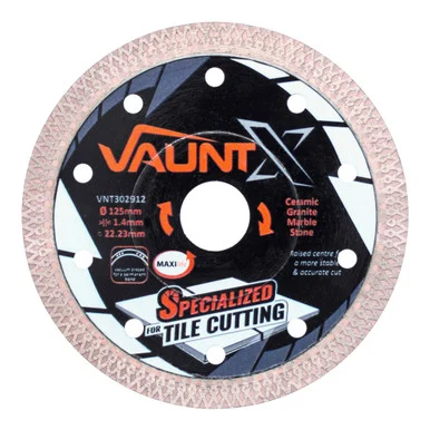 Vaunt X Diamond Specialist Tile Cutting Blade 125mm