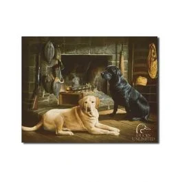 "Waiting At Crows Creek" Tin Sign