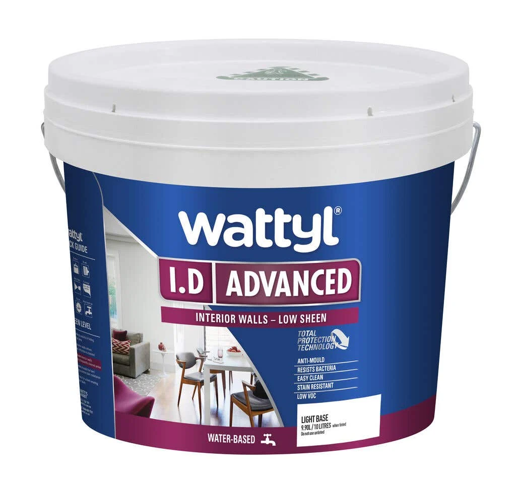 Wattyl I.D Advanced Low Sheen Light Base 10L