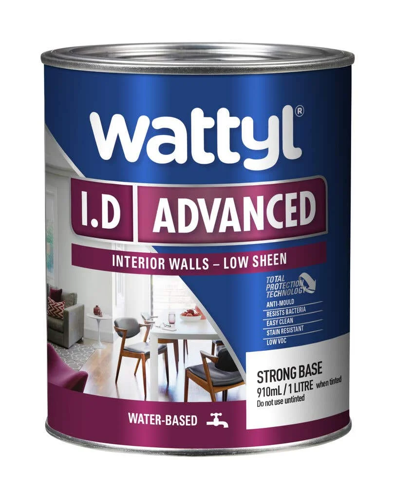 Wattyl I.D Advanced Low Sheen Strong Base 1L