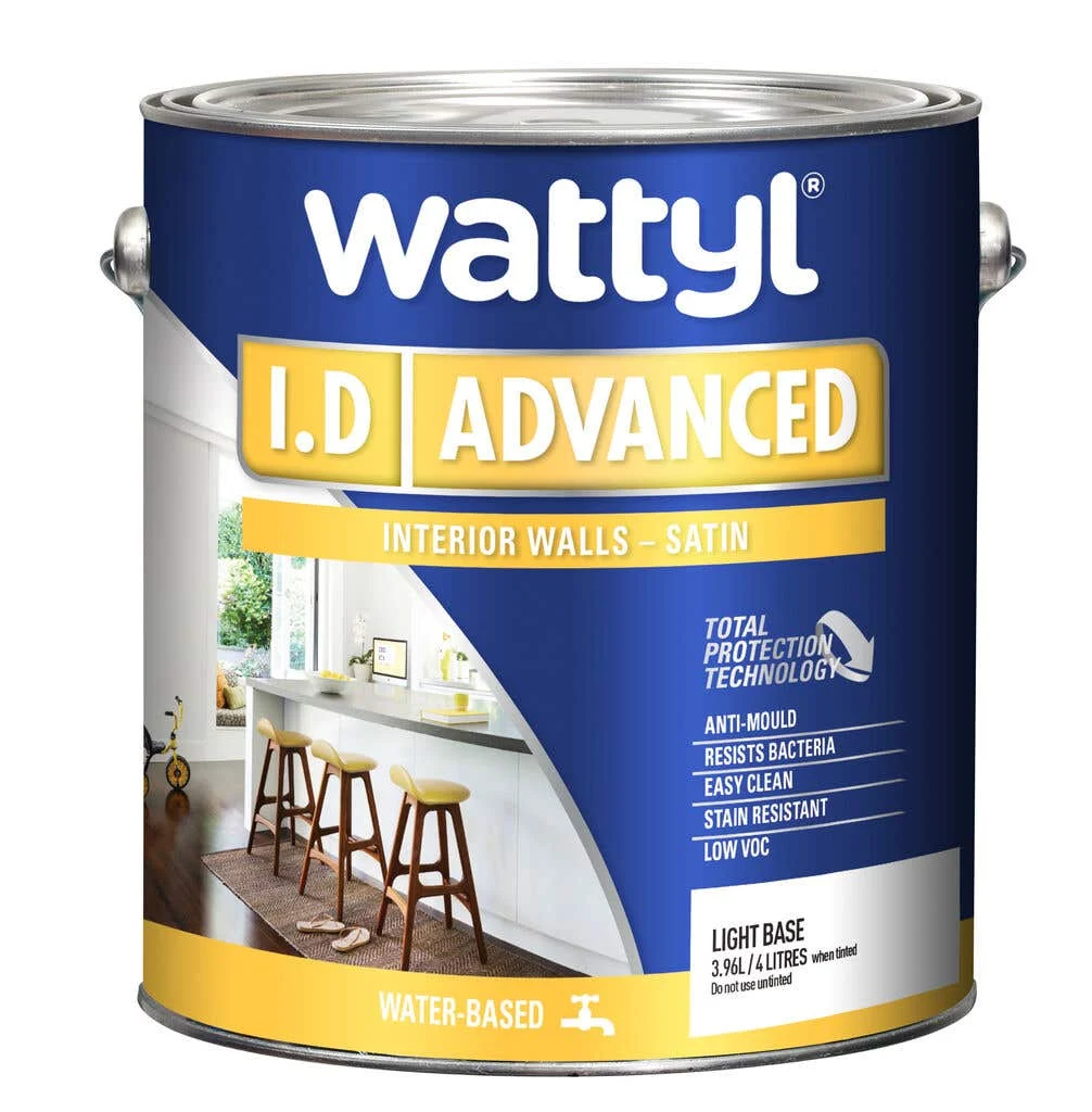 Wattyl I.D Advanced Satin Light Base 4L