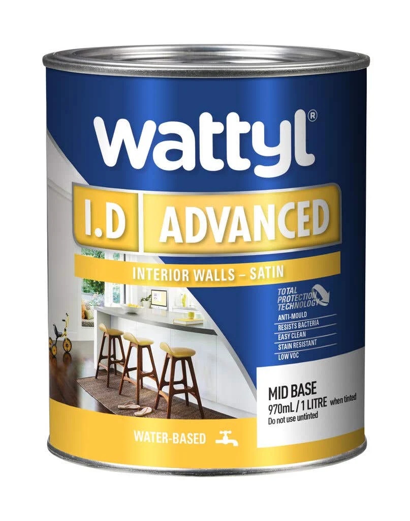 Wattyl I.D Advanced Satin Mid Base 1L
