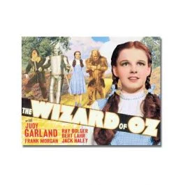 Wizard of OZ - Yellow Brick Road Tin Sign