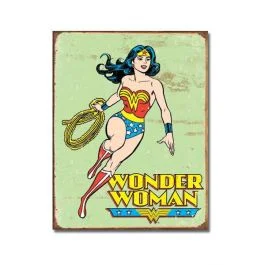 Wonder Woman Retro Tin Sign