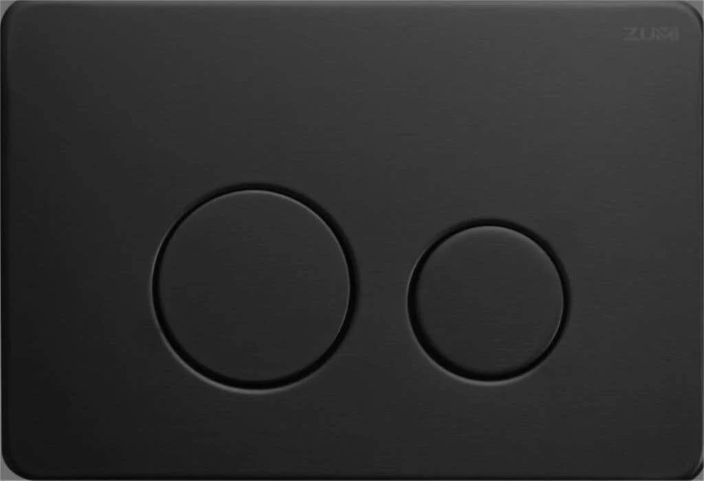 Zumi Flush Button Round Stainless Steel Matte Black G3004118MB