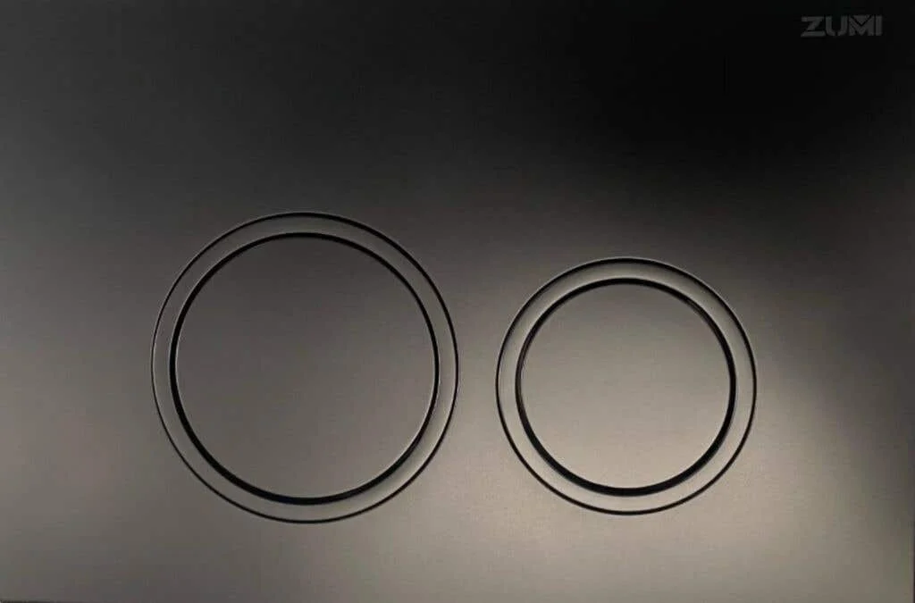 Zumi Push Plate Round ABS Matte Black G3004111H